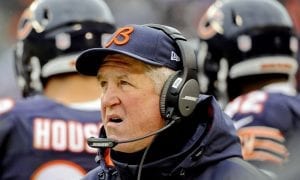 Jan 3, 2016; Chicago, IL, USA; Chicago Bears head coach John Fox in the second half of their game against the Detroit Lions at Soldier Field. Mandatory Credit: Matt Marton-USA TODAY Sports